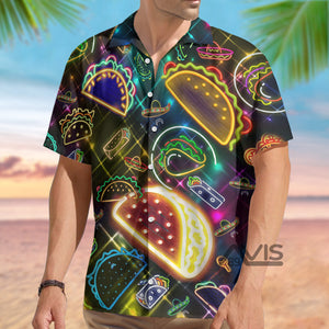 Avis 89 Food On Tuesday God Created Tacos Stunning - Gift For Food Lovers - Hawaiian Shirt