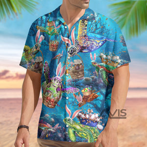 Avis89 Wishing You A Turtley Awesome Easter - Hawaiian Shirt