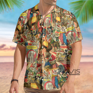 Circus Clowns Halloween - For Men And Women - Hawaiian Shirt