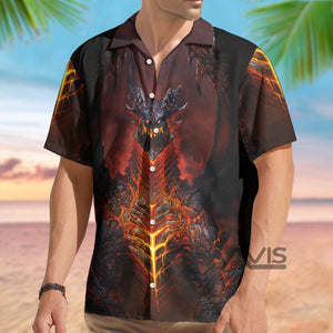 Volcanic Dragon - Gift For Men And Women  - Hawaiian Shirt