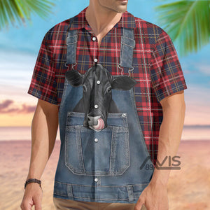 Unique Black Angus Costume Cosplay - Gift For Farmers - Hawaiian Shirt