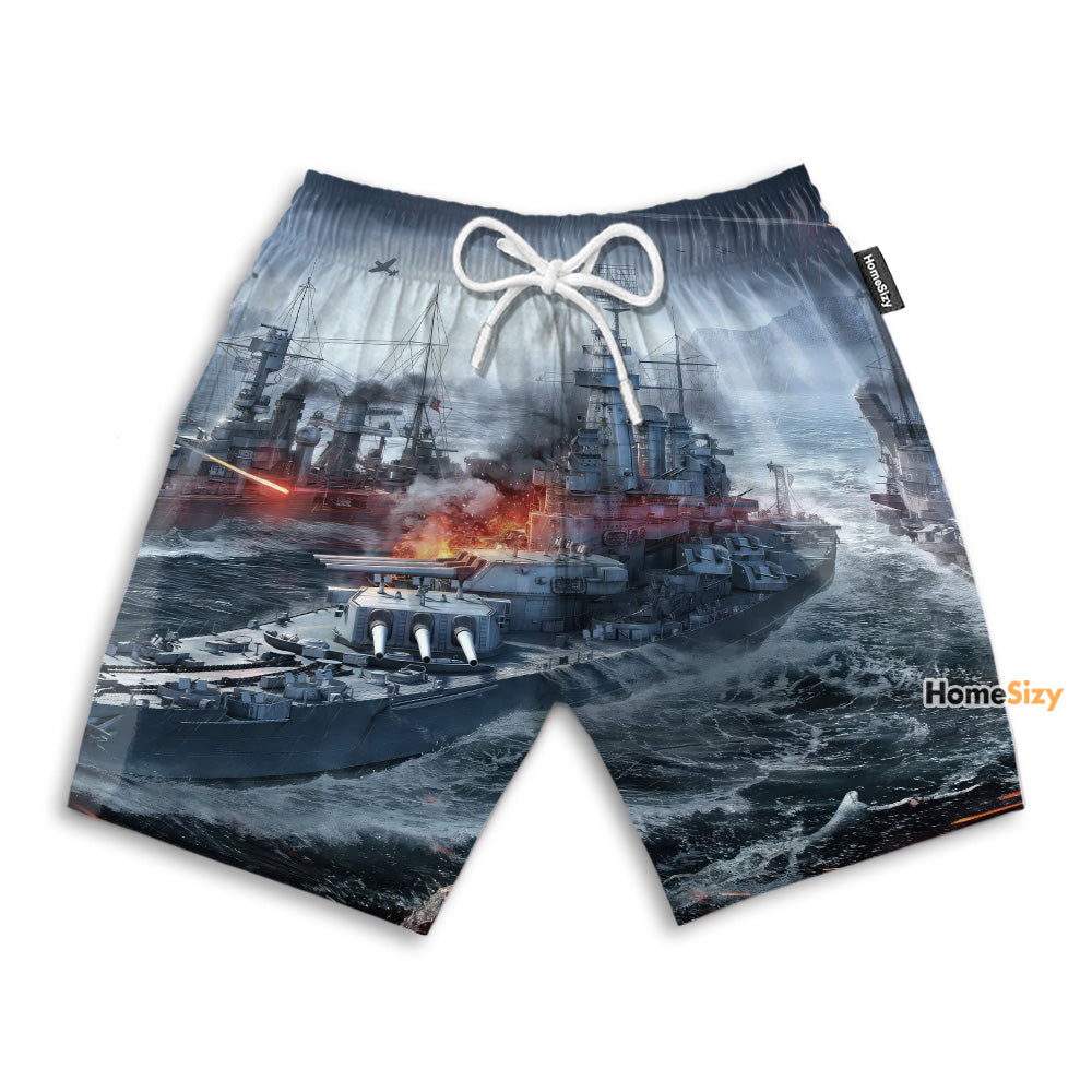 World Of Warships - Beach Shorts