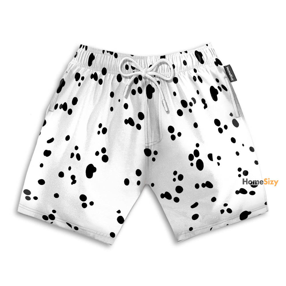 Dog Dalmatian Cosplay Costume Funny - Beach Shorts