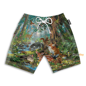 Wildlife Animals Funny Tropical - Beach Shorts