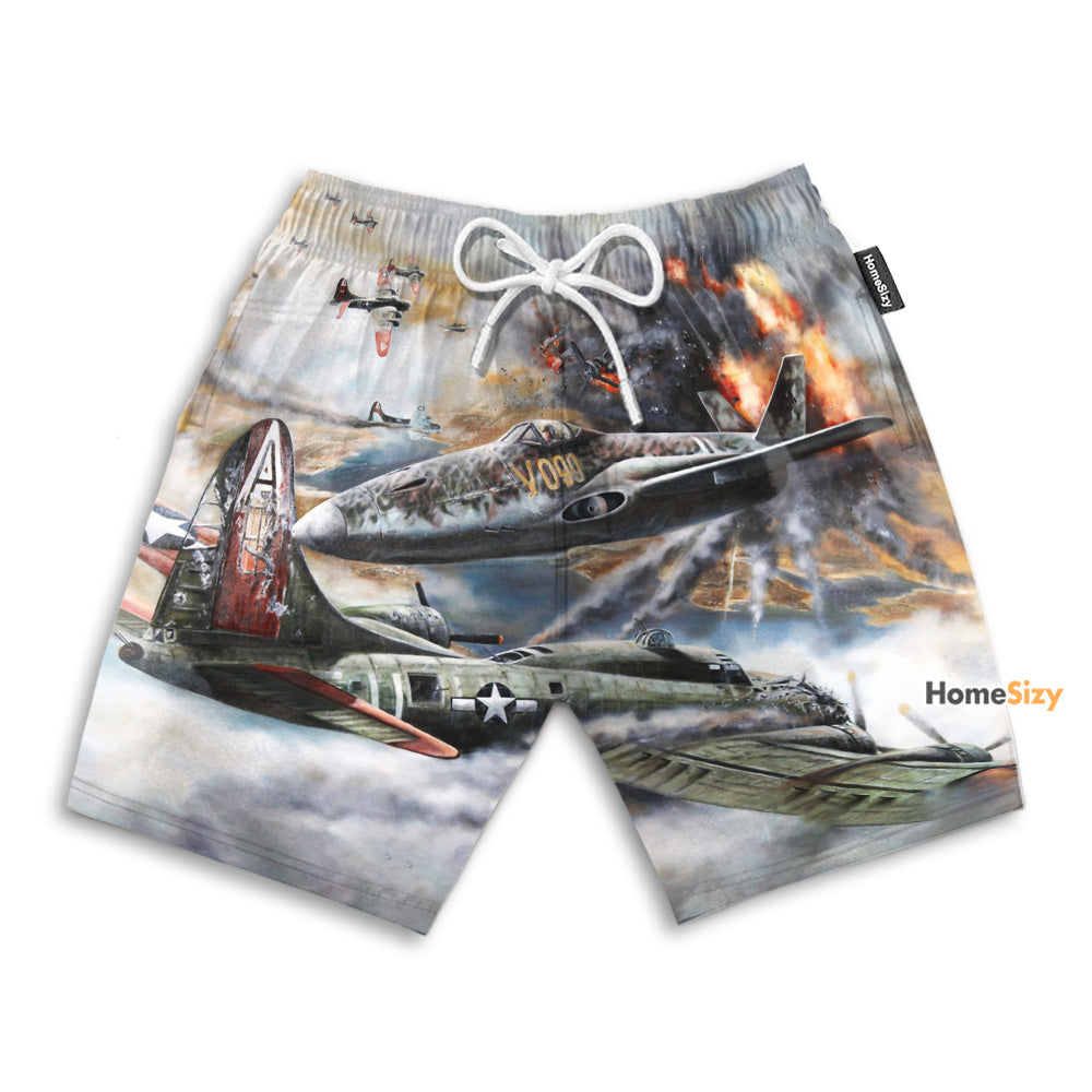 Combat Aircraft - Beach Shorts