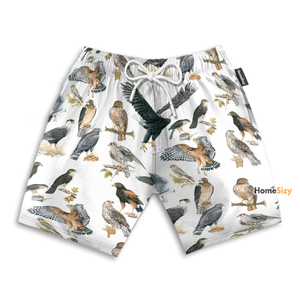 Bird Of Prey Tropical - Beach Shorts