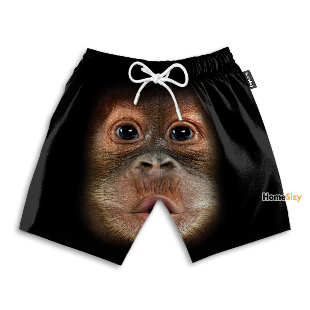 Monkey Cosplay Costume Funny - Beach Shorts