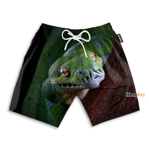 Animal Cool Snake Tropical - Beach Shorts