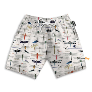 Dragonfly Tropical Pattern - Beach Shorts