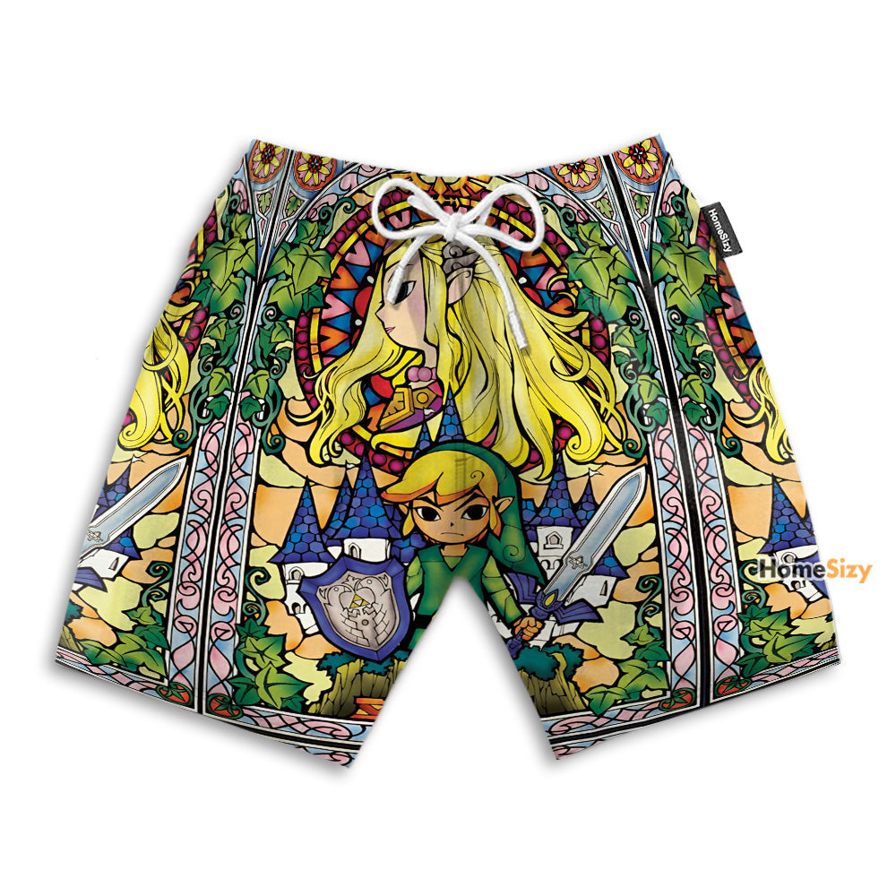 The Legend of Zelda Art - Beach Shorts