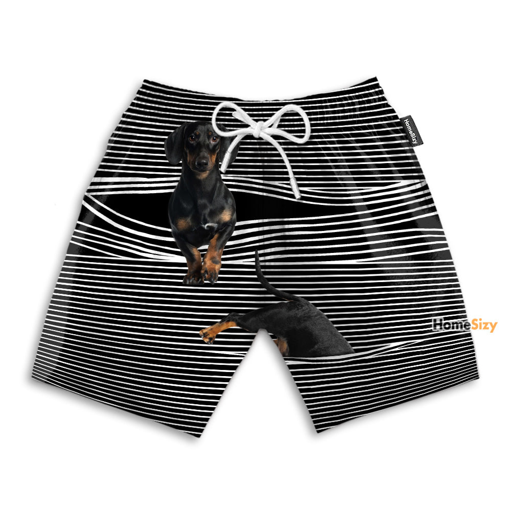 Magic Dachshund Dog - Gift For Dog Lovers - Beach Shorts