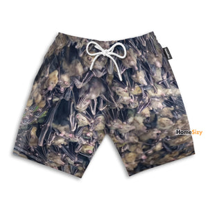 Bats In Caves - Gift For Bat Lovers - Beach Shorts