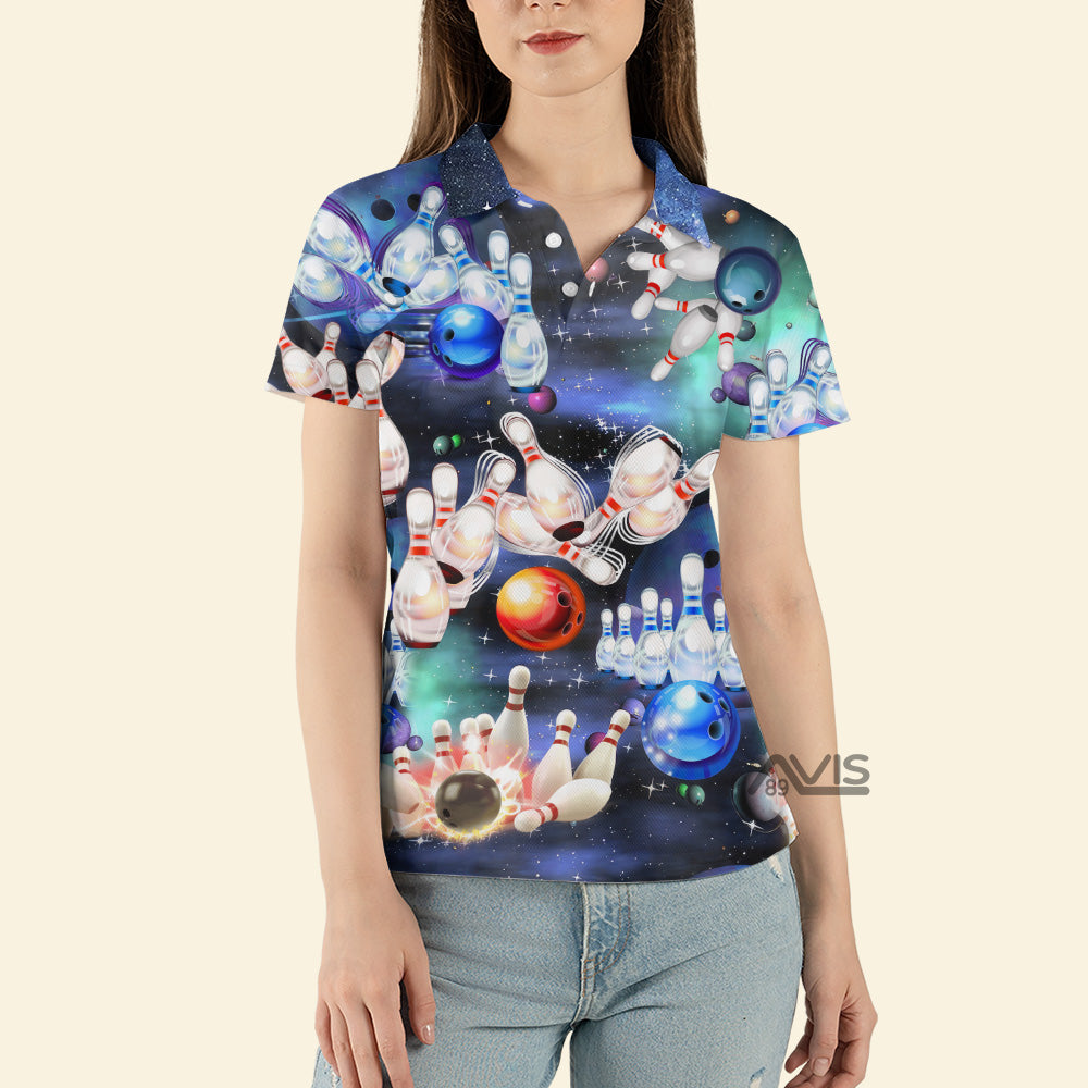 Avis89 Bowling Colorful - Woman Polo Shirt 