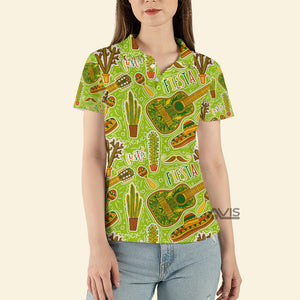 Let's Fiesta Party Mexican - Women Polo Shirt