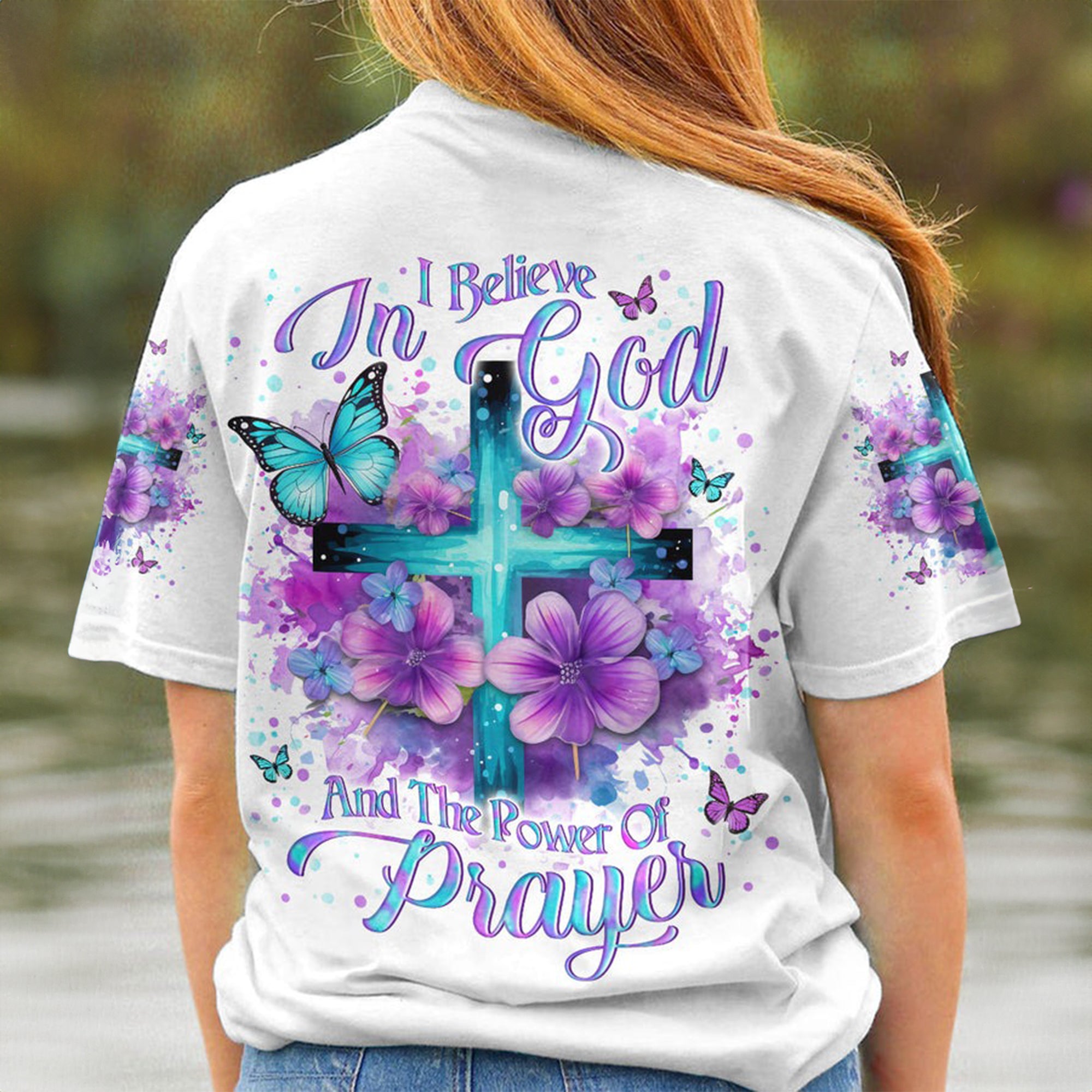 I Believe In God - Women's All Over Print Shirt - AT4080522