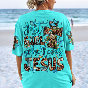 Just A Girl Who Loves Jesus - Women's All Over Print Shirt - AT4080505