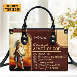 The Sword Of The Spirit - Awesome Personalized Leather Handbag - AT4081439