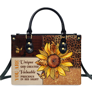 You Are God Created - Awesome Personalized Leather Handbag - AT4081309