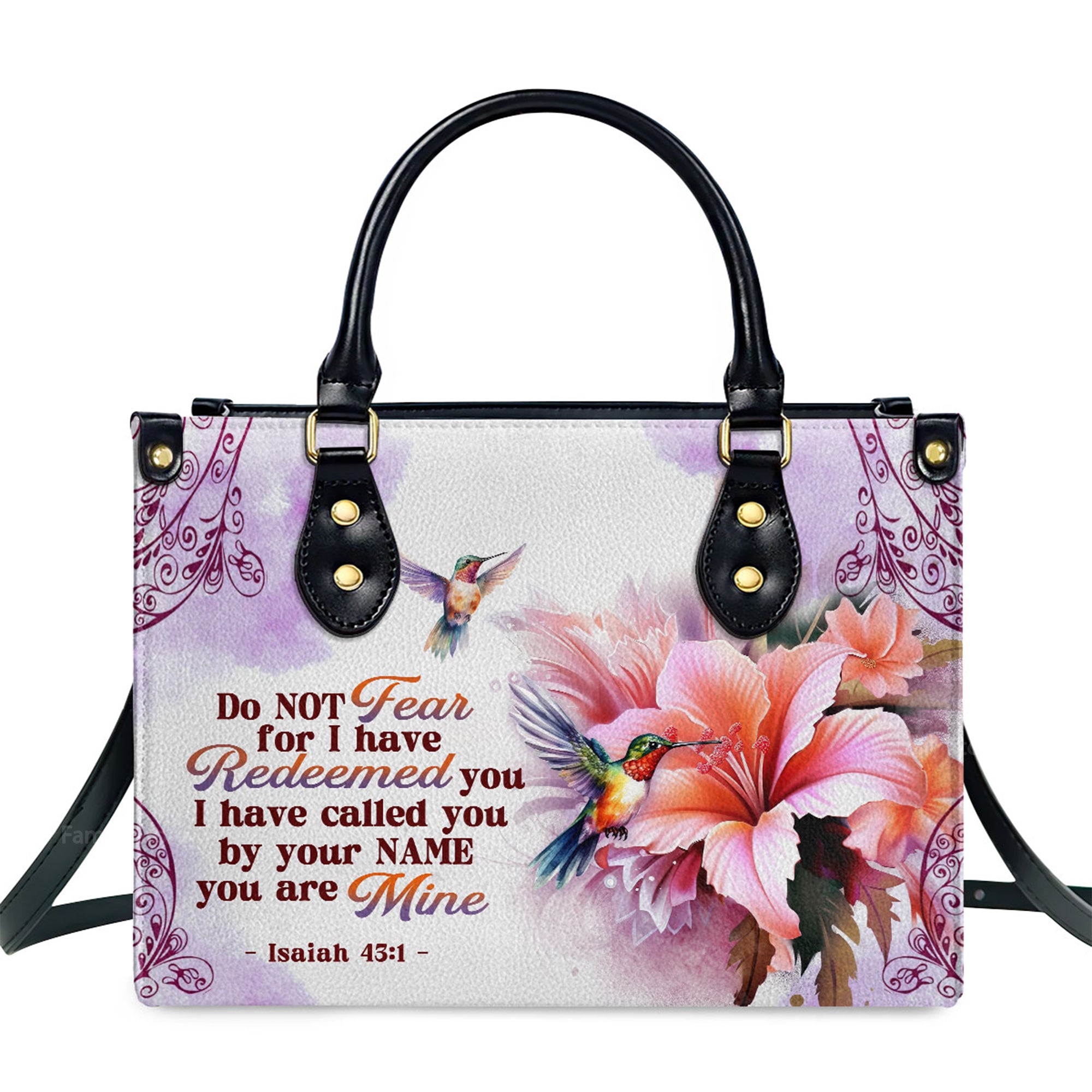 I Have Called You By Your name - Personalized Leather Handbag With Handle - AT4081308