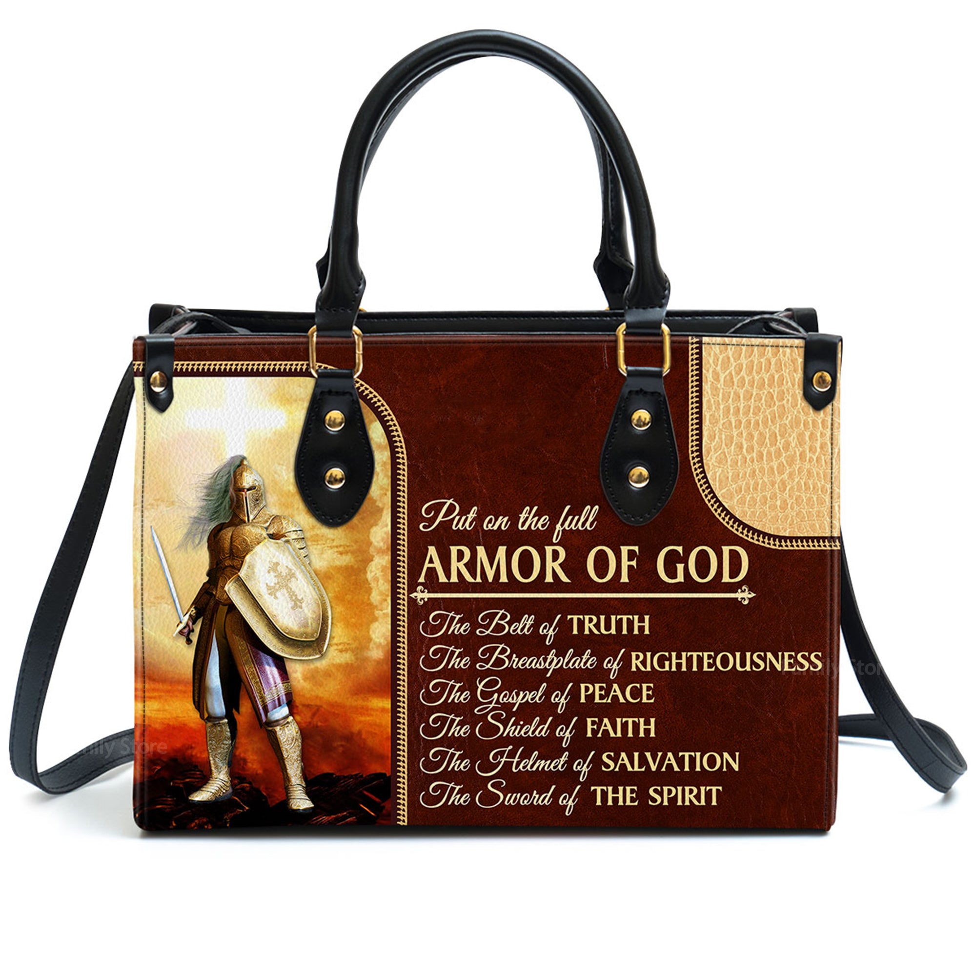 The Sword Of The Spirit - Awesome Personalized Leather Handbag - AT4081439