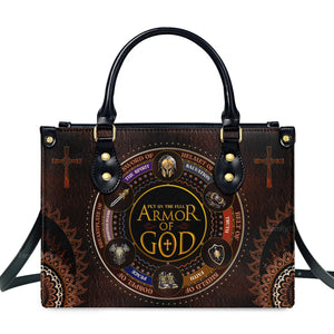 Armor Of God - Awesome Personalized Leather Handbag - AT4081245