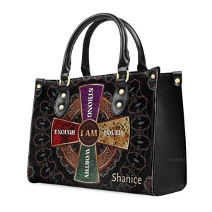 I Am - Beautiful Personalized Leather Handbag - AT4081206