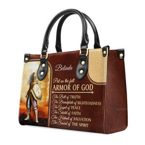 The Sword Of The Spirit - Awesome Personalized Leather Handbag - AT4081439