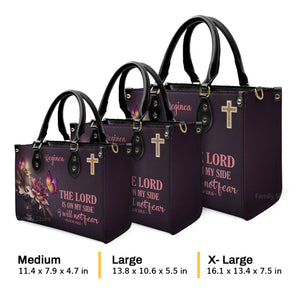 I Will Not Fear - Thoughtful Gift For Christians - Personalized Leather Handbag With Handle - AT4080714