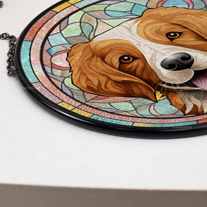 Life Is Simply Better With A Furry Friend Around - Memorial Gift For Pet Lovers - Personalized Stained Glass Window Hanging Suncatcher - CLP07 NA94