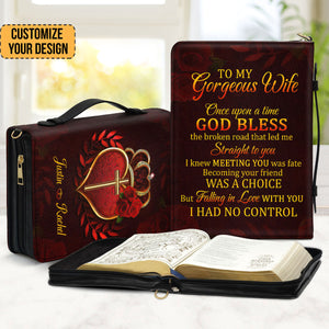 Meeting You Was Fate - Unique Personalized Bible Covers - AT4082420