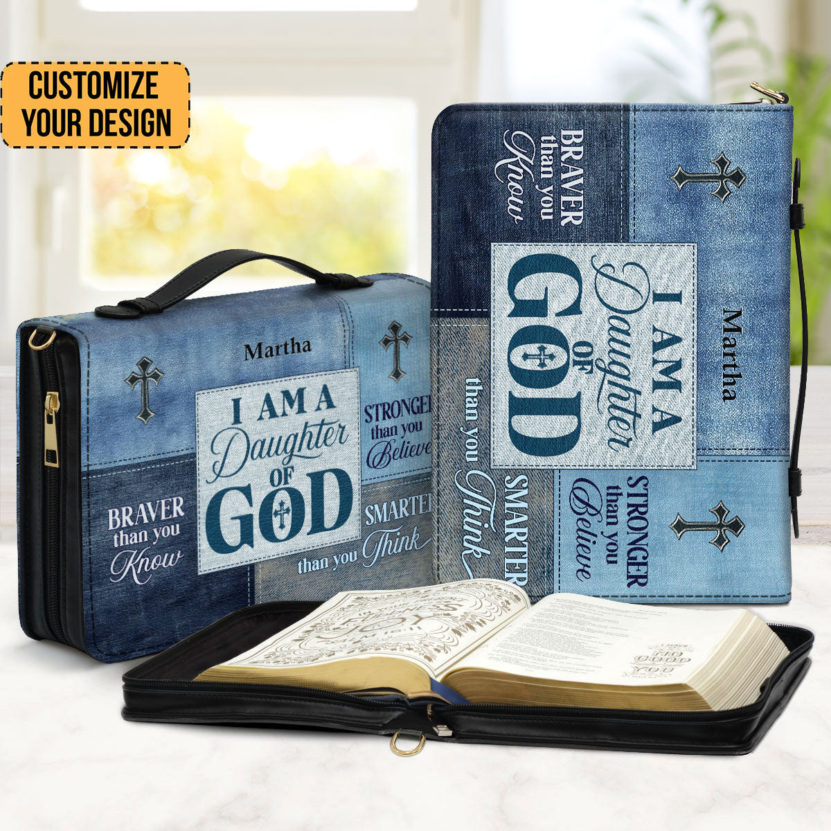 Daughter Of God - Unique Personalized Bible Covers - AT4081301