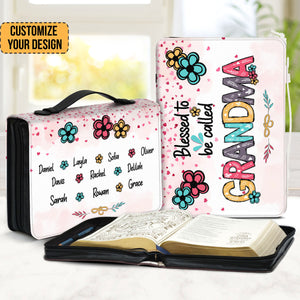 Blessed To Be Called Nana/ Grandma - Thoughtful Gift For Christians - Personalized Bible Covers - AT4080731