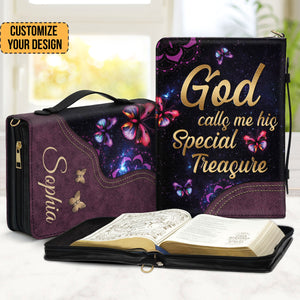 Lovely Butterfly - God Calls You His Special Treasure - Awesome Personalized Bible Covers - AT4081327