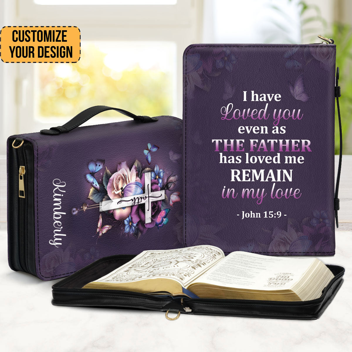 I Have Love You Even As The Father Has Loved Me - Unique Personalized Bible Covers - AT4082445