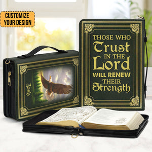 Those Who Trust In The Lord Eagle - Thoughtful Gift For Christians - Personalized Bible Covers - AT4082448