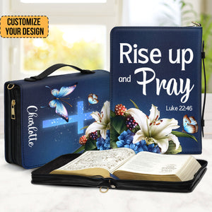 Rise Up And Pray - Thoughtful Gift For Christians - Personalized Bible Covers - AT4082423