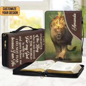 I Am A Daughter Of The King - Awesome Personalized Bible Covers - AT4080812