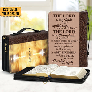 The Lord Is My Light And My Salvation - Unique Personalized Bible Covers - AT4082455