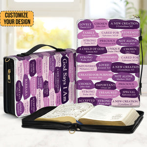 What God Says About You - Unique Personalized Bible Covers - AT4081243