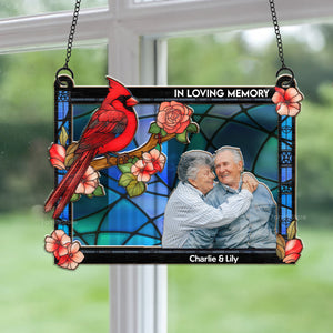 We Are Always With You - Memorial Gift - Personalized Window Hanging Suncatcher Ornament - NA94