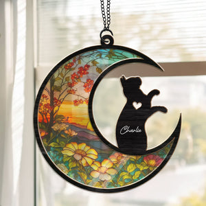 You Always In My Heart - Memorial Gift For Pet Lovers - Personalized Window Hanging Suncatcher Ornament - CLP05 NA94