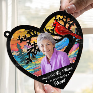 You Always On My Mind - Memorial Gift - Personalized Window Hanging Suncatcher Ornament NA94