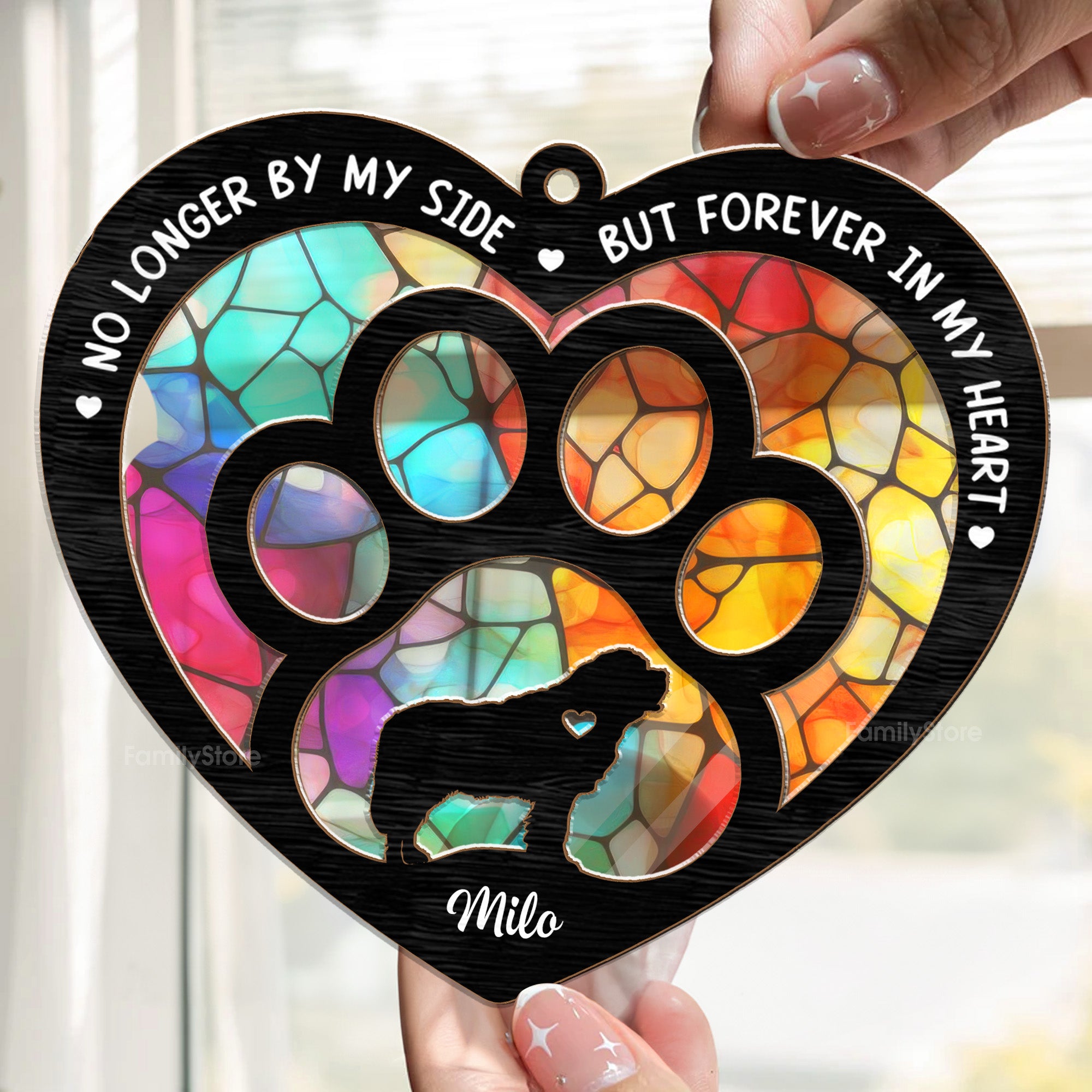 If Love Could Have Saved You You Would've Lived Forever - Memorial Gift For Pet Lovers - Personalized Window Hanging Suncatcher Ornament - CLP05 NA94