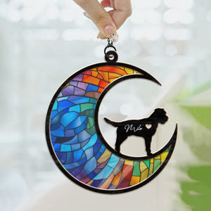 Loss Of Pet My Dearest Paws - Memorial Gift For Pet Lovers - Personalized Window Hanging Suncatcher Ornament - CLP05 NA94