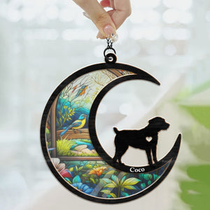 Memory About You Jungle Pattern - Memorial Gift For Pet Lovers - Personalized Window Hanging Suncatcher Ornament - CLP05 NA94