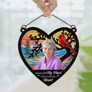 You Always On My Mind - Memorial Gift - Personalized Window Hanging Suncatcher Ornament NA94