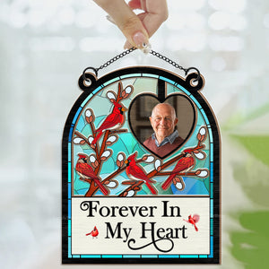 I'm Always With You Memorial Bird - Memorial Gift - Personalized Window Hanging Suncatcher Ornament - NA94