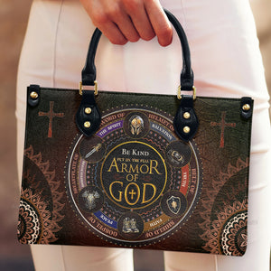 Armor Of God - Awesome Personalized Leather Handbag - AT4081245