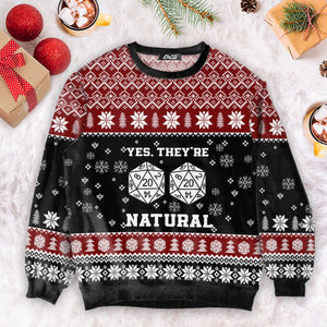 DnD Yes Witches They’re Natural - Christmas Gift For Fansl - Ugly Sweater