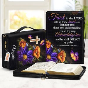 Trust In The Lord With All Your Heart - Awesome Personalized Bible Covers - AT4081321